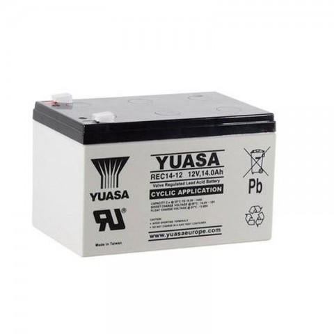 Švino akumuliatorius 12V 14Ah (151x98x97.5mm) (gilaus iškrovimo) Premium Yuasa 